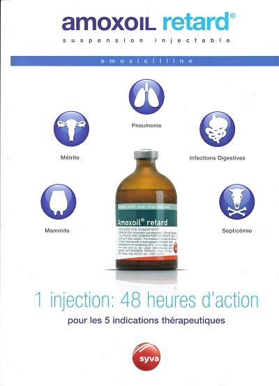 Amoxoil retard - 1 injection: 48 heures d'action